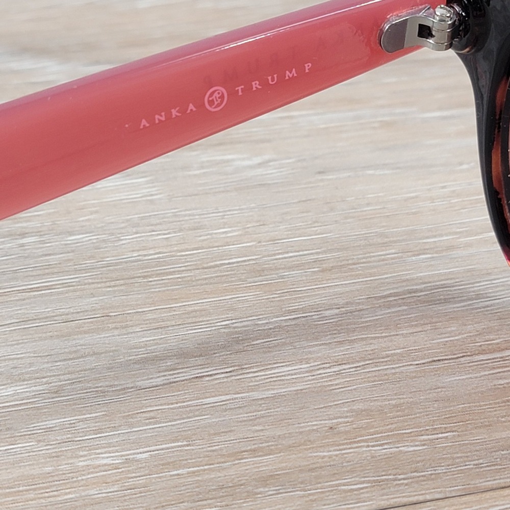 Ivanka Trump IT032 Sunglasses Dark Brown Tortoise Pink Cat Eye 50-21-150 - Picture 7 of 8